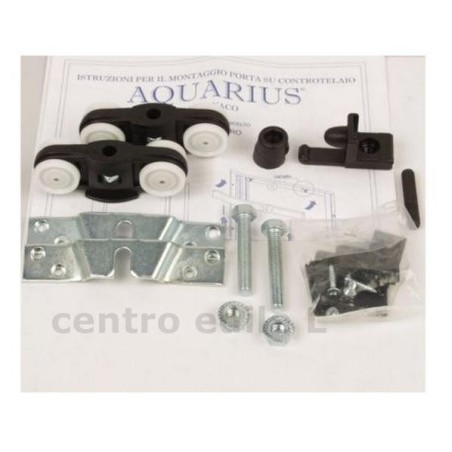 ACCESSORI CONTROTELAIO CARRELLO PER PORTE SCORREVOLI AQUARIUS