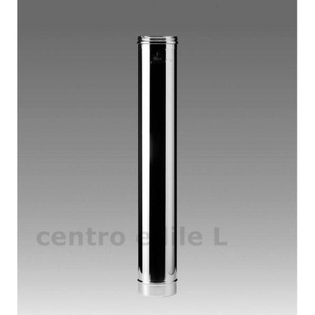 CANNA FUMARIA ACCIAIO INOX lunghezza cm 75 tutti i diametri