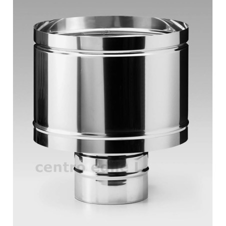 CANNA FUMARIA INOX DOPPIA PARETE COMIGNOLO A BOTTE