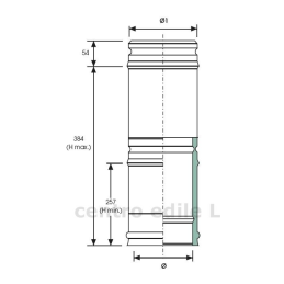 DOUBLE WALL STAINLESS STEEL CHIMNEY
