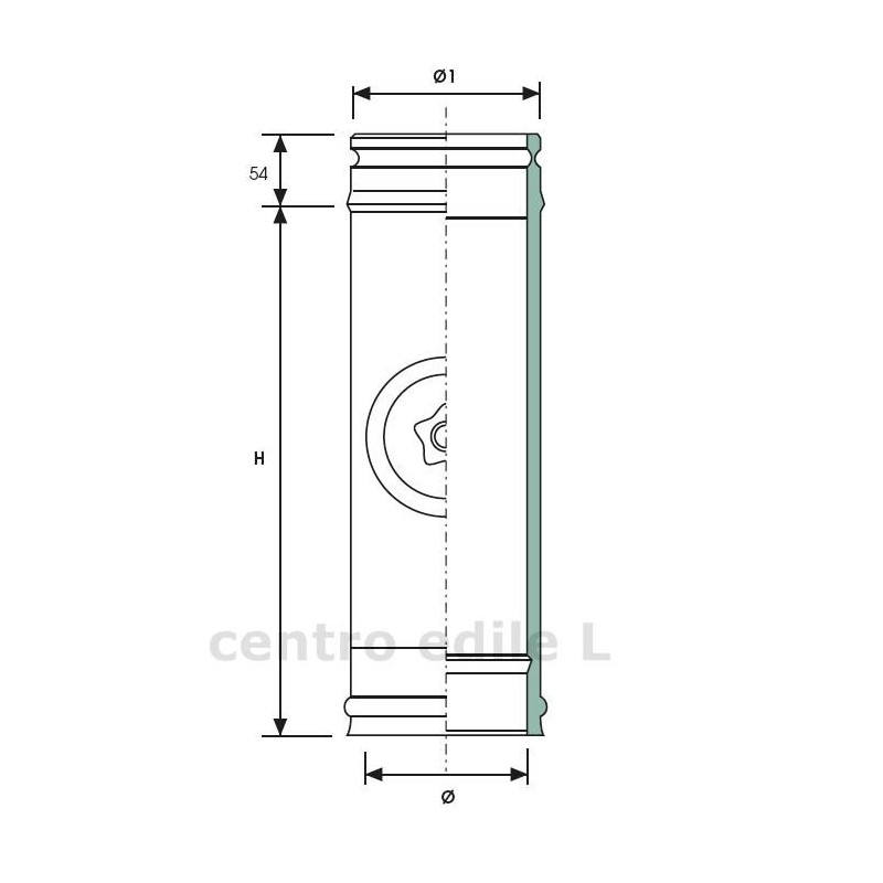 DOUBLE WALL STAINLESS STEEL CHIMNEY