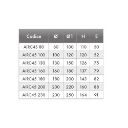 CANNA FUMARIA INOX DOPPIA PARETE aria aria curva 45°