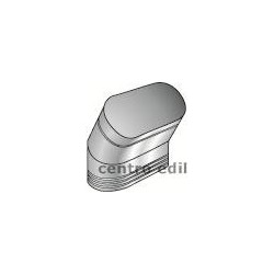 CANNA FUMARIA d. 350 OVALE ACCIAIO INOX AISI 316