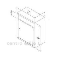 CASSETTA CON FINESTRA PER CONTATORE GAS 