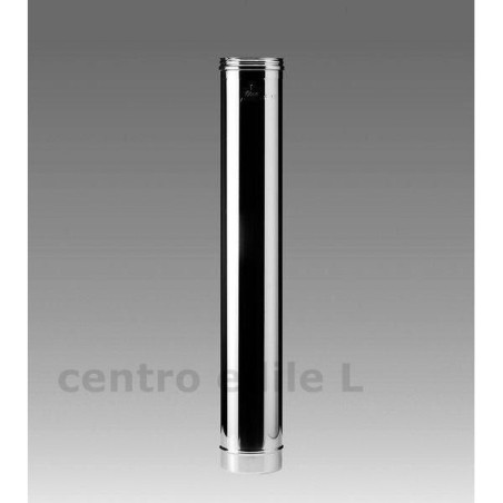 CANNA FUMARIA ACCIAIO INOX lunghezza cm 100 tutti i diametri