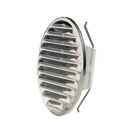 GRIGLIA DI AERAZIONE IN ACCIAIO INOX molle