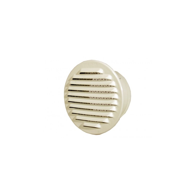 GRIGLIA DI AERAZIONE IN ALLUMINIO BIANCO VENTILAZIONE dimensioni diametro 8  cm