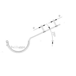 STAFFA PER GRONDA TONDA A STRAPPO