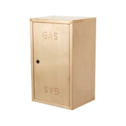 Stainless steel gas boxes, bottom closed