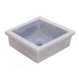 Pilozzo GRITS LEVIGATA cm 47 x 36 x 20 h. gray