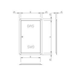 SPORTELLO PER CONTATORE GAS 