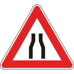 DEFORMED ROAD SIGN
