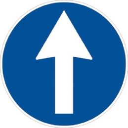 TRANSIT SIGN PROHIBITED TO VEHICLES WITH LOAD