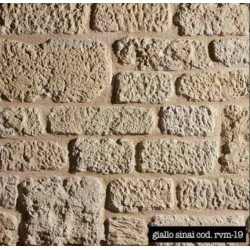 PIETRA RICOSTRUITA DA RIVESTIMENTO Vecchie mura giallo sinai