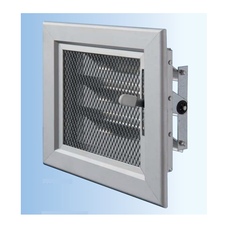 GRILLE DE VENTILATION RÉGLABLE, ENCASTRÉ Couleur bianco Dimensioni mm  140x130