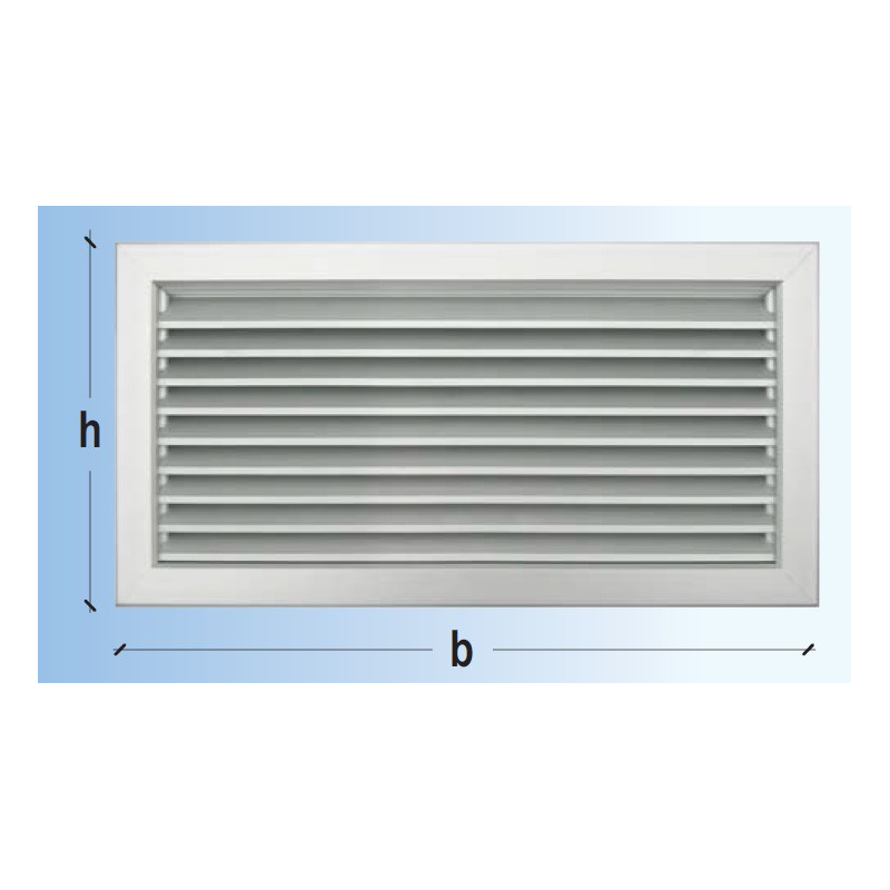 GRILLE DE VENTILATION RÉGLABLE EN ALUMINIUM