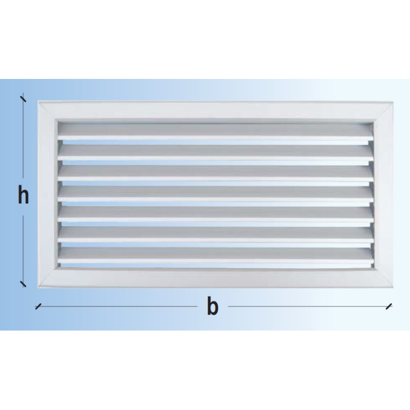 GRILLE DE VENTILATION RÉGLABLE EN ALUMINIUM