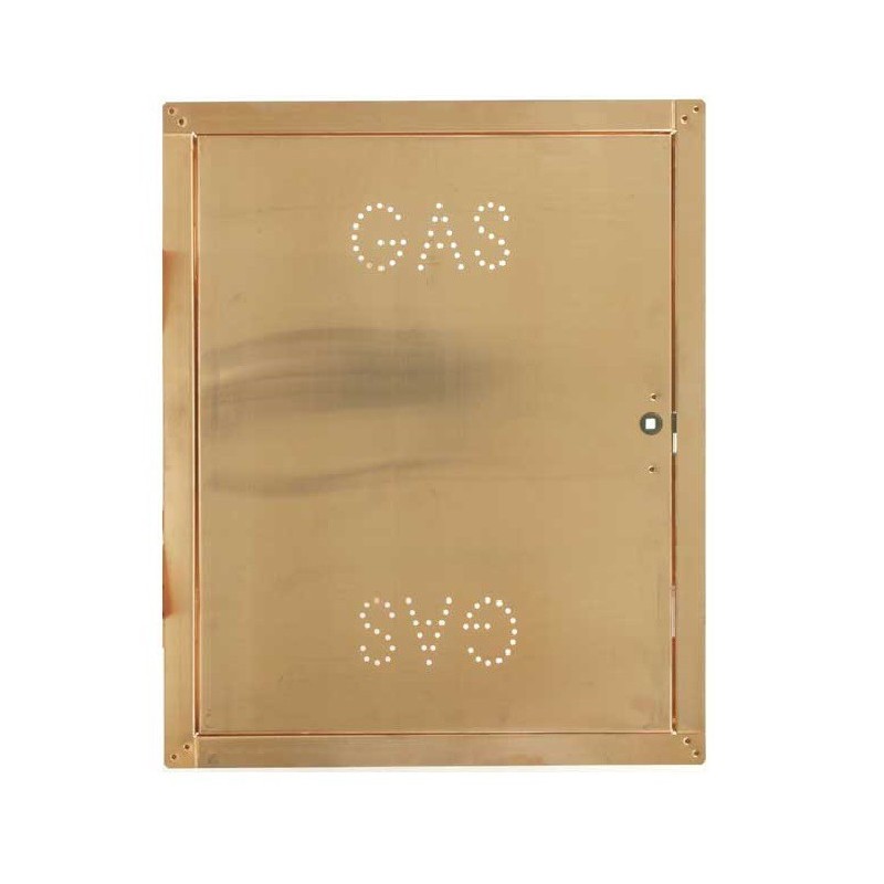 SPORTELLO PER CONTATORE GAS IN RAME