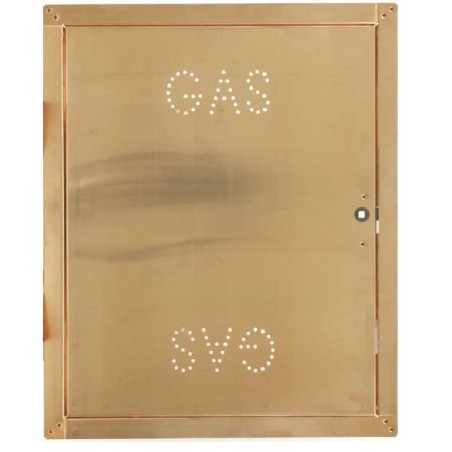 SPORTELLO PER CONTATORE GAS IN RAME