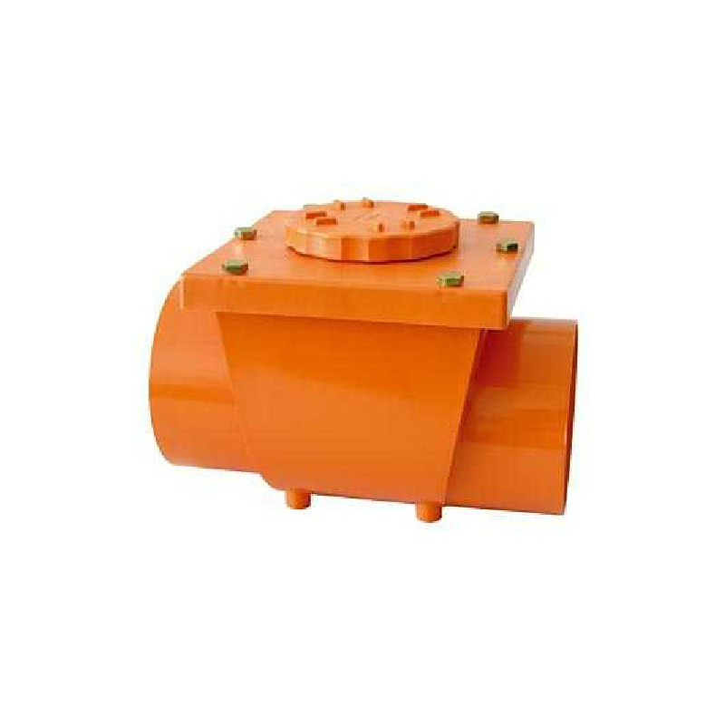 CLAPET ANTI-RETOUR POUR TUYAU D'ÉGOUT PVC AVEC JOINT CLAPET ANTI-RETOUR POUR TUYAU D'ÉGOUT PVC AVEC JOINT